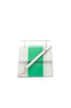 M2malletier Pony Hair La Collectionneuse Bag In White,green