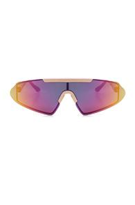 Acne Studios Bornt Sunglasses In Metallics