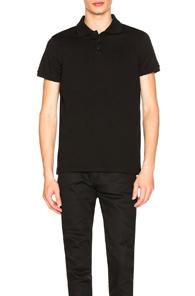 Saint Laurent Sport Polo In Black