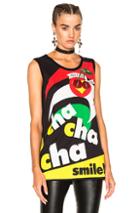 Dolce & Gabbana Cha Cha Graphic Tee In Abstract,black