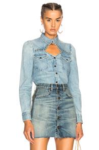Jean Atelier Clint Top In Blue