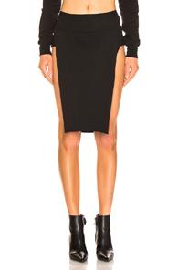 Drkshdw By Rick Owens Loin Skirt In Black