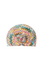Missoni Mare Turban In Blue,pink,abstract