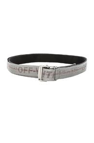 Off-white Classic Industrial Belt In Metallic
