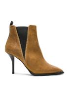 Acne Studios Waxed Suede Jemma Boots In Brown