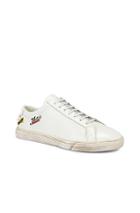 Saint Laurent Andy Low Tops In White