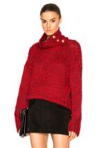 Rag & Bone Sandra Turtleneck Sweater In Red