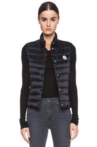 Moncler Liane Polyamide Vest In Black
