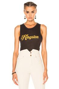 Isabel Marant Etoile Vigo Kingston Silk Tank In Black