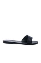 Ancient Greek Sandals Leather Arsinoi Sandals In Black