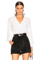 Laurel & Mulholland Canyon Peasant Tunic Top In White