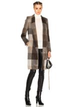 Theperfext Manhattan Plaid Coat In Brown,checkered & Plaid