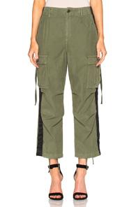 Adaptation Cargo Tuxedo Pants In Green