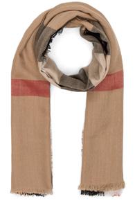 Burberry Lightweight London Check Travel Scarf In Neutrals,checkered & Plaid