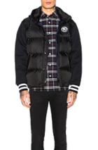 Burberry Turner Nylon Hoodie In Black