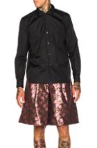 Comme Des Garcons Homme Plus Broad Shirt In Black