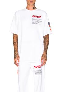 Heron Preston Nasa Tee In Orange,white