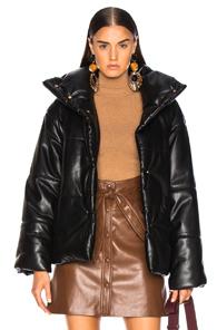 Nanushka Hide Jacket In Black