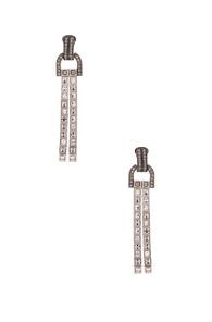 Lanvin Clip Earrings In Metallics