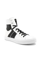 Amiri Leather Sunset Sneakers In White