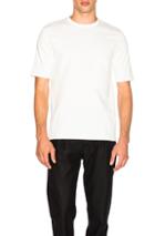 Lemaire Light Cotton Fleece Tee In White