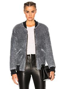 Iro Amaia Jacket In Metallics,gray