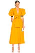 Silvia Tcherassi Miosotis Dress In Yellow