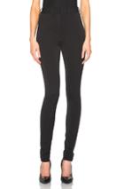 Victoria Beckham Sport Stretch Skinny Trousers In Black