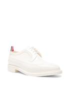 Thom Browne Rubber Brogues In White