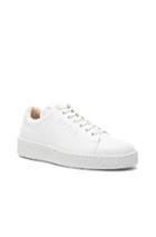 Eytys Ace Leather Sneakers In White