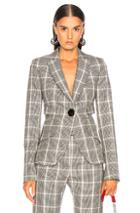 Petar Petrov Juno Jacket In Black,plaid,white