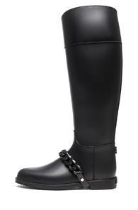 Givenchy Eva Rain Pvc Boots With Chain Detail In Black
