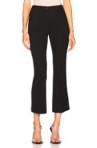 Helmut Lang Cropped Flare Pant In Black