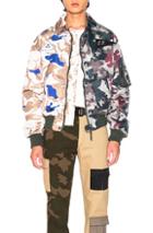 Gosha Rubchinskiy Camo Ma-1 Bomber Jacket In Camo,neutral,green