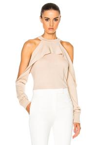 Dion Lee Merino Release Sleeve Sweater In Neutrals