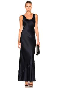 Nili Lotan Maxi Tank Dress In Blue