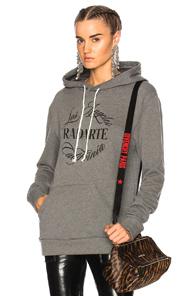 Rodarte Radarte Emblem Hoodie In Gray