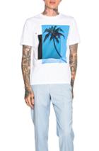Maison Margiela Slim Fit Graphic Tee In White