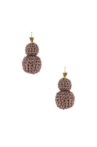 Lucy Folk Rock Formation Earrings In Metallic