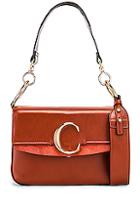 Chloe C Crossbody Bag In Brown