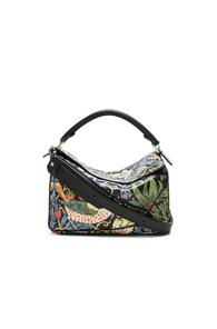 Loewe Strawberry Puzzle Bag In Multi,black,floral