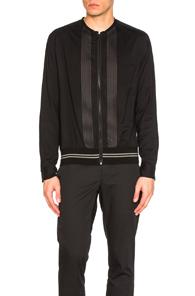Lanvin Zip Blouse In Black