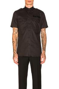 Givenchy Short Sleeve Shirt In Black