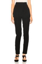 Alexandre Vauthier Japanese Crepe Trousers In Black