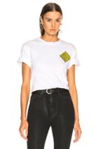 Proenza Schouler Pswl Diamond Crest Tee In Geometric Print,white