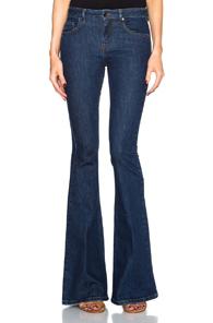 Victoria Beckham Denim Flare In Blue