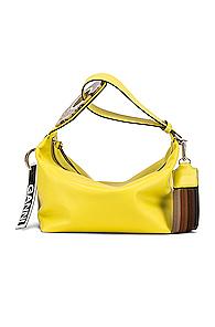Ganni Leather Bag In Yellow