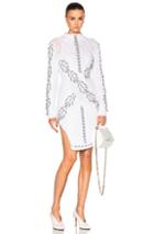Prabal Gurung Cable Knit Turtleneck Sweater In White