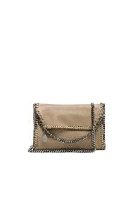 Stella Mccartney Mini Shoulder Bag In Gray