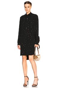 Christopher Kane Ombre Dress In Black